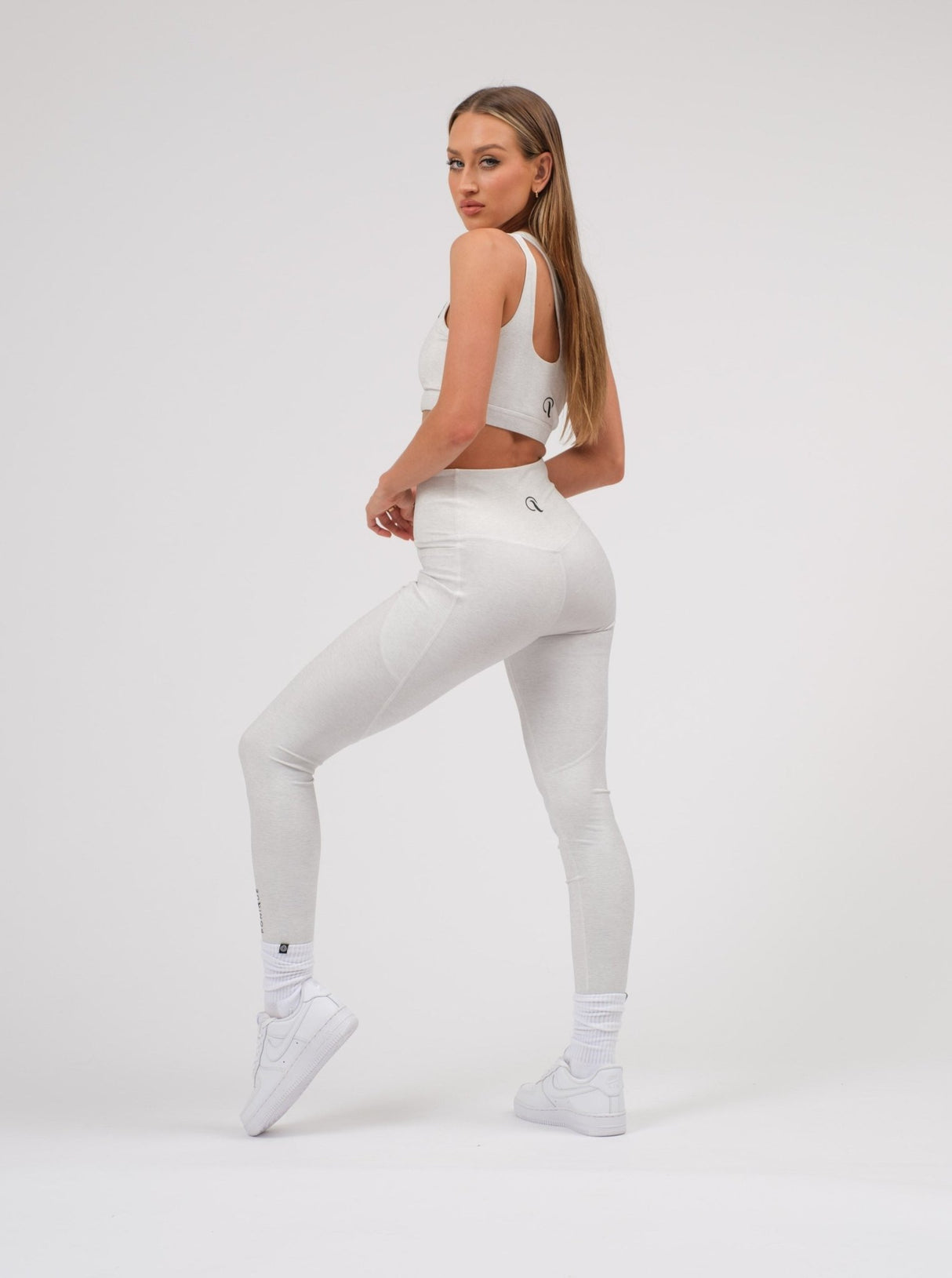 Amélie Leggings - White - Ponique