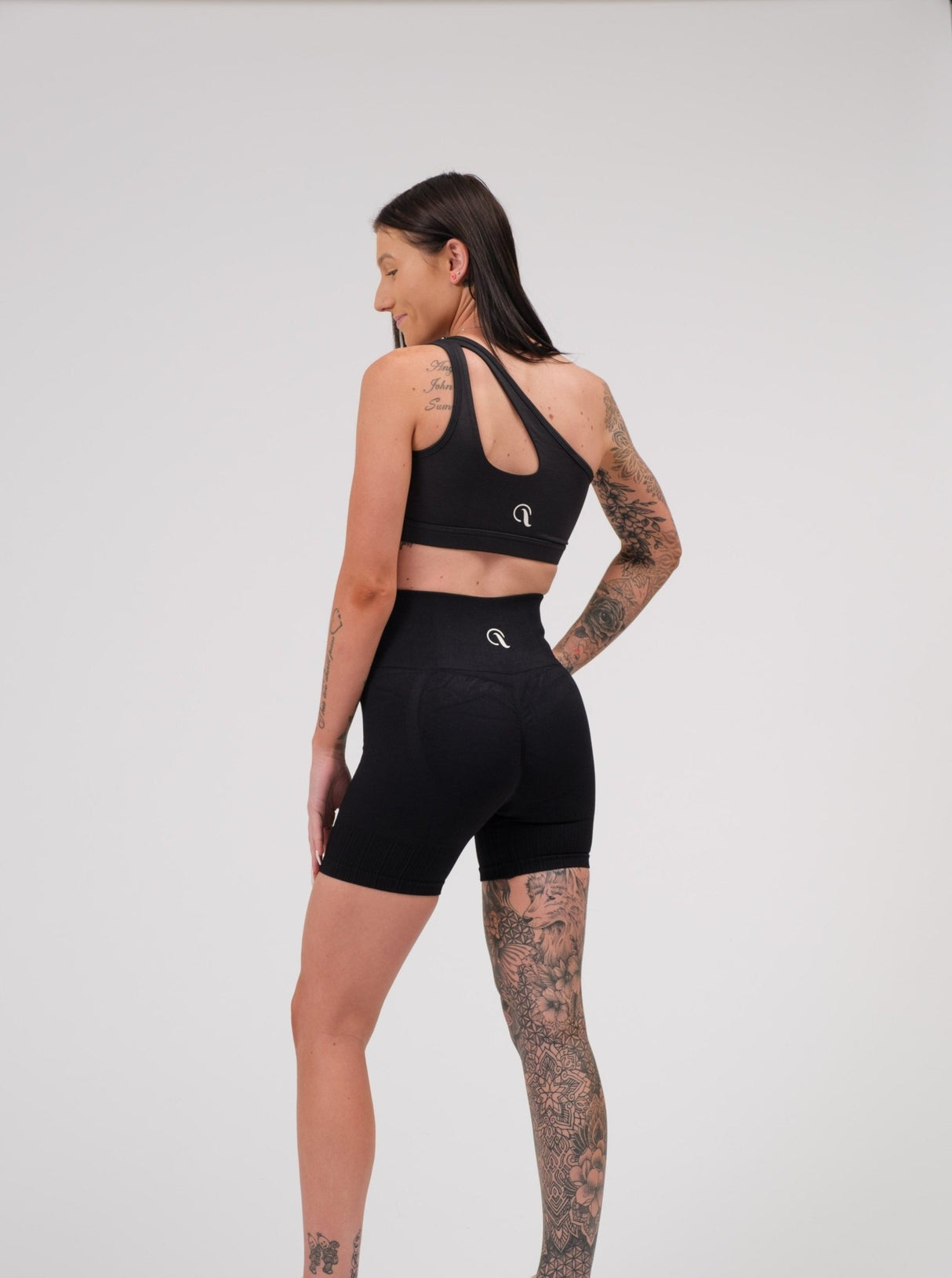 Amélie Sports Bra - Black - Ponique