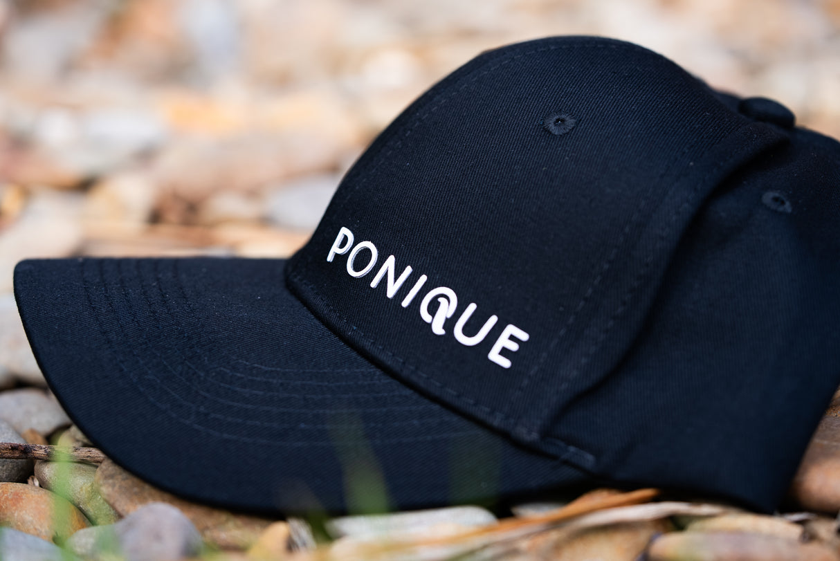 Ponytail Hat - Black