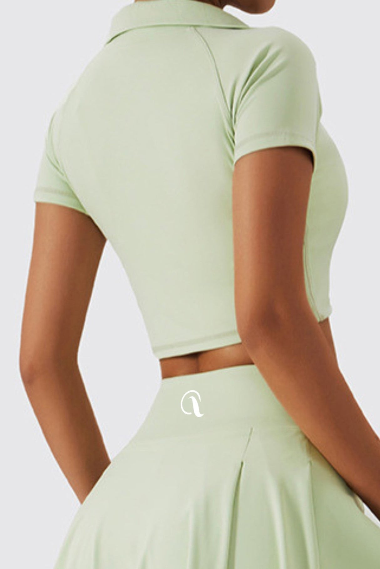 Alice Collared Crop Top - Ponique