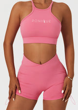 Pink Ares Scrunch Shorts 