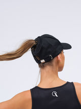 Ponytail Hat - Black - Ponique