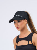 Ponytail Hat - Black - Ponique